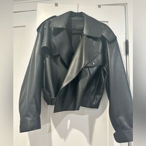 JLUXLABEL Black Raja Faux Leather size L/XL NWT